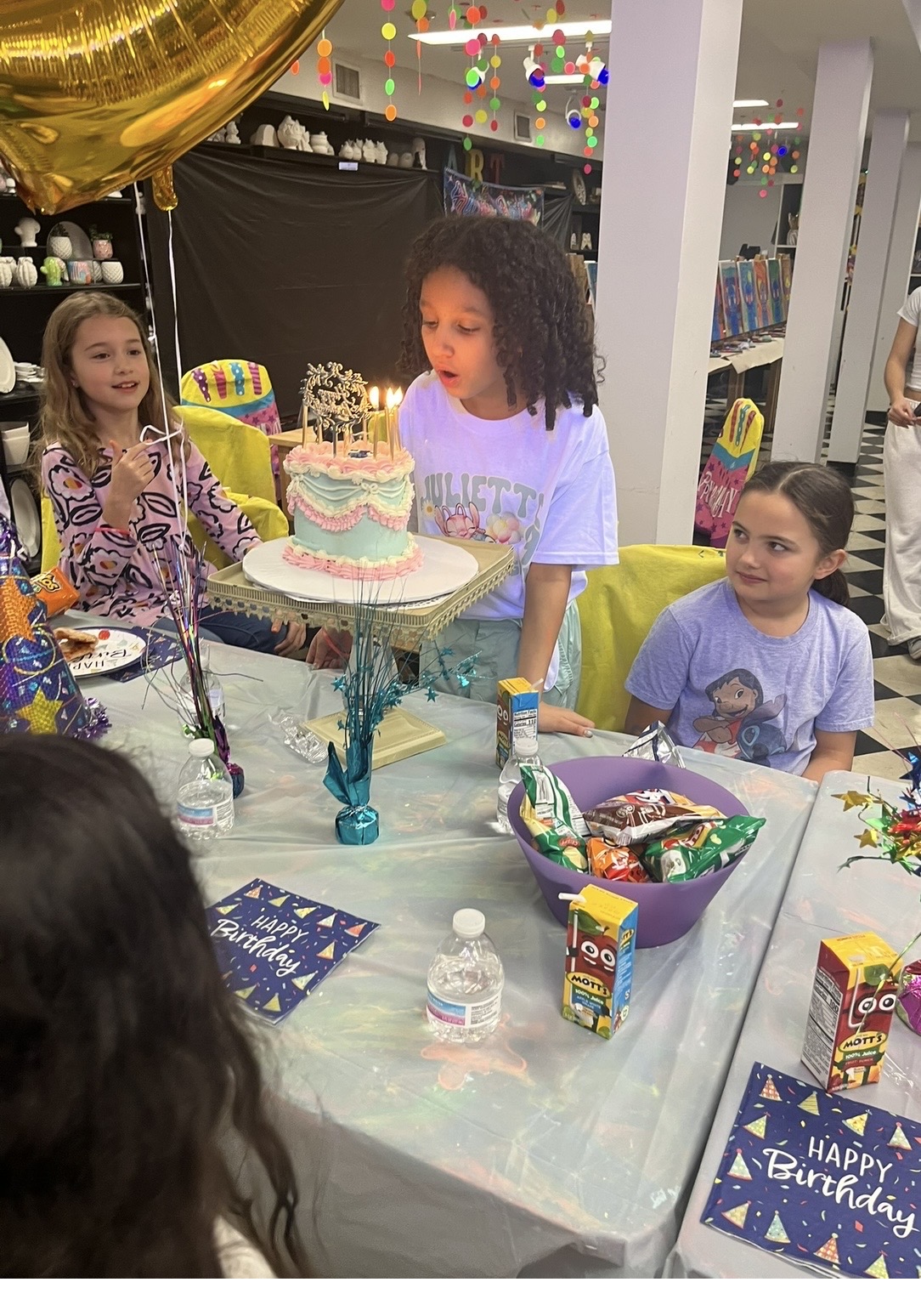 Birthday party at Sunshine Pottery